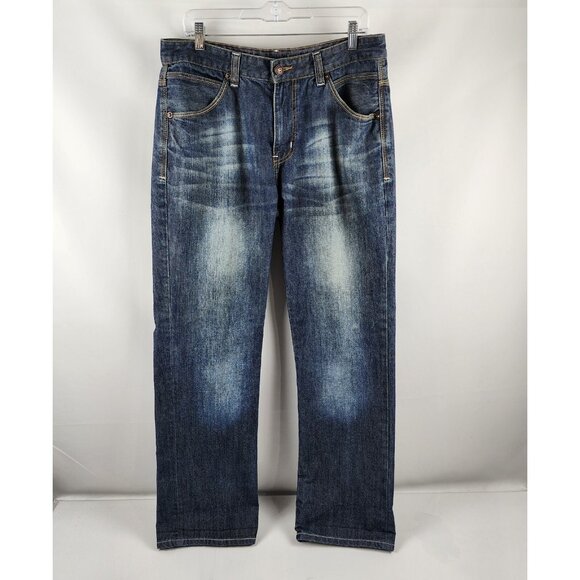 ECKO Unltd Jeans Mens 34x32 Blue Vintage Pants Dark Wash 100% Cotton - Picture 1 of 11